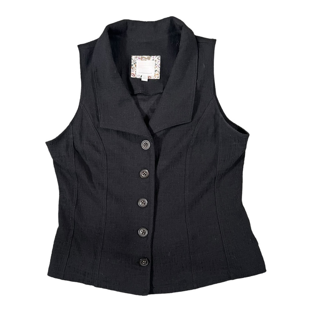 Anthropologie (ett:twa) Eberhardt Sleeveless Buttondown top size Large